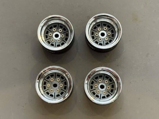 INJORA 1.0" ModuWheel Brass & Aluminum Beadlock Wheels