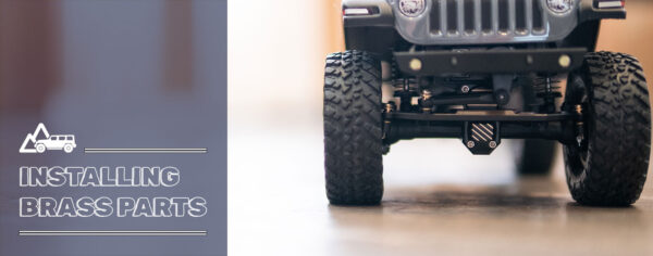 AXIAL SCX24をブラスパーツでフロント荷重にカスタムする